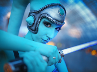 Twilek Lightning Cosplay