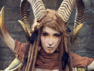 Warrior Faun Lightning Cosplay