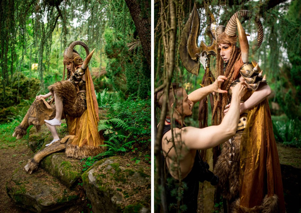 faun photoshoot