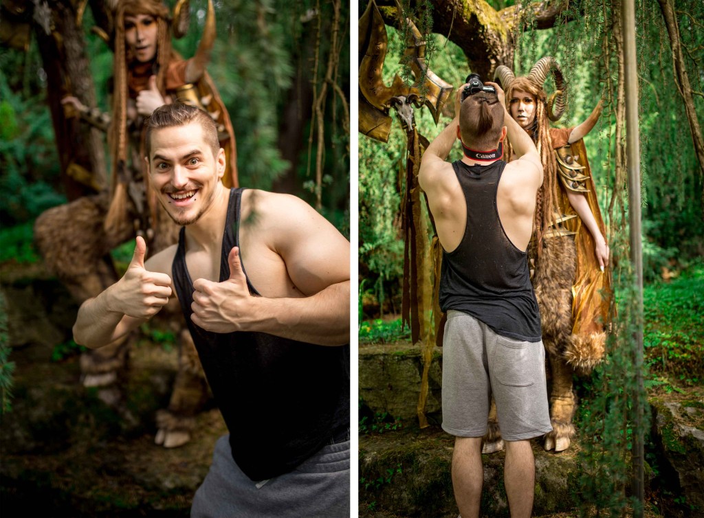 faun photoshoot