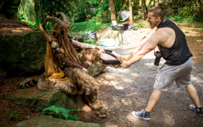 Faun Photoshoot for my new Book – Behind the Scenes