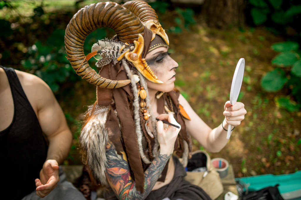 faun photoshoot