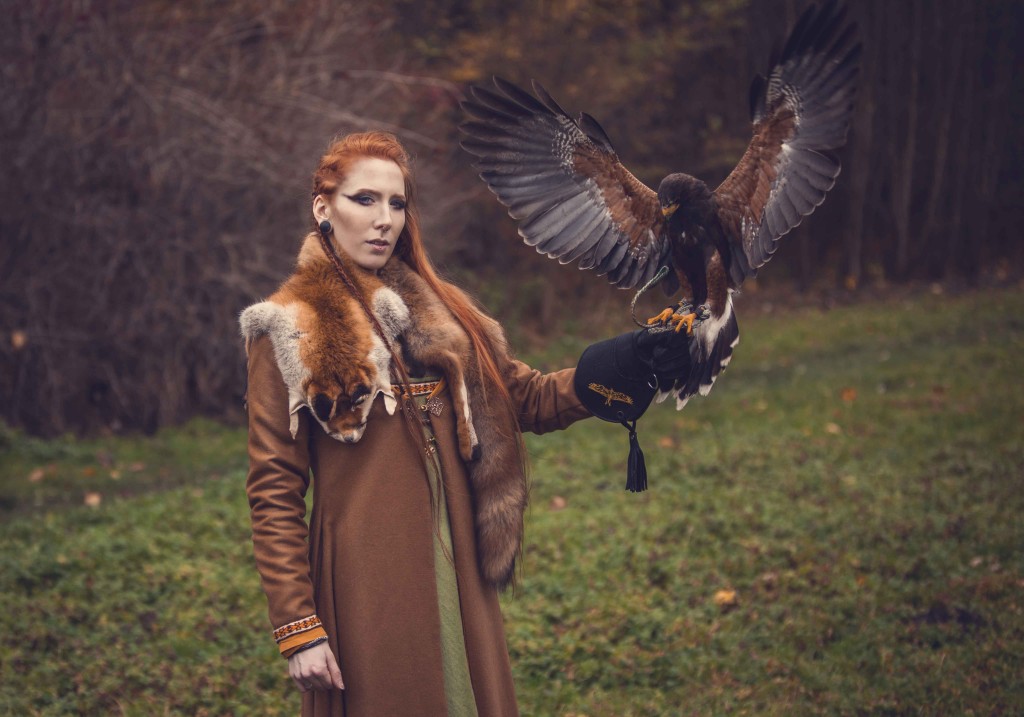 viking falcon female costume