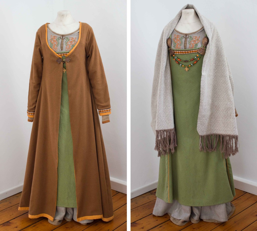 viking dress and cloak