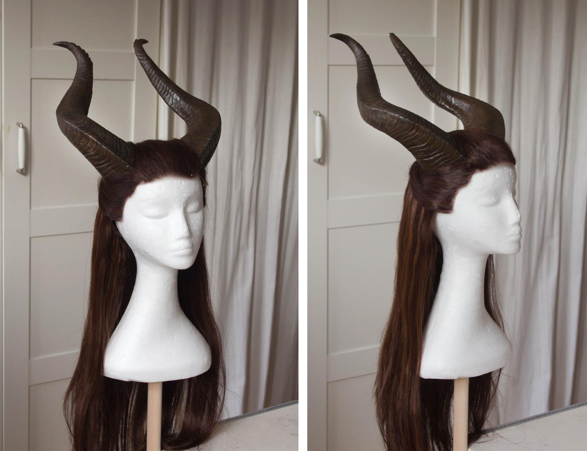 Maleficent Inspired Horns Handmade Lightning Cosplay