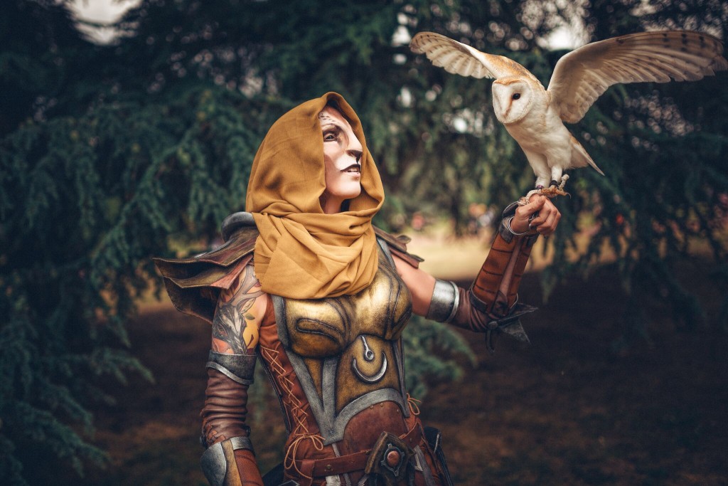 khajiit cosplay owl