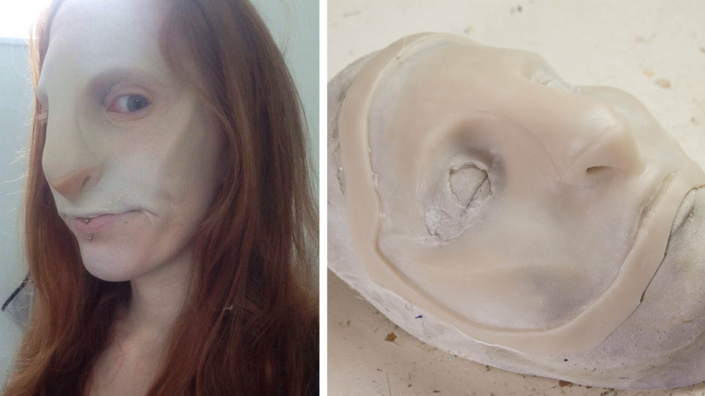 cat face prosthetics silicone