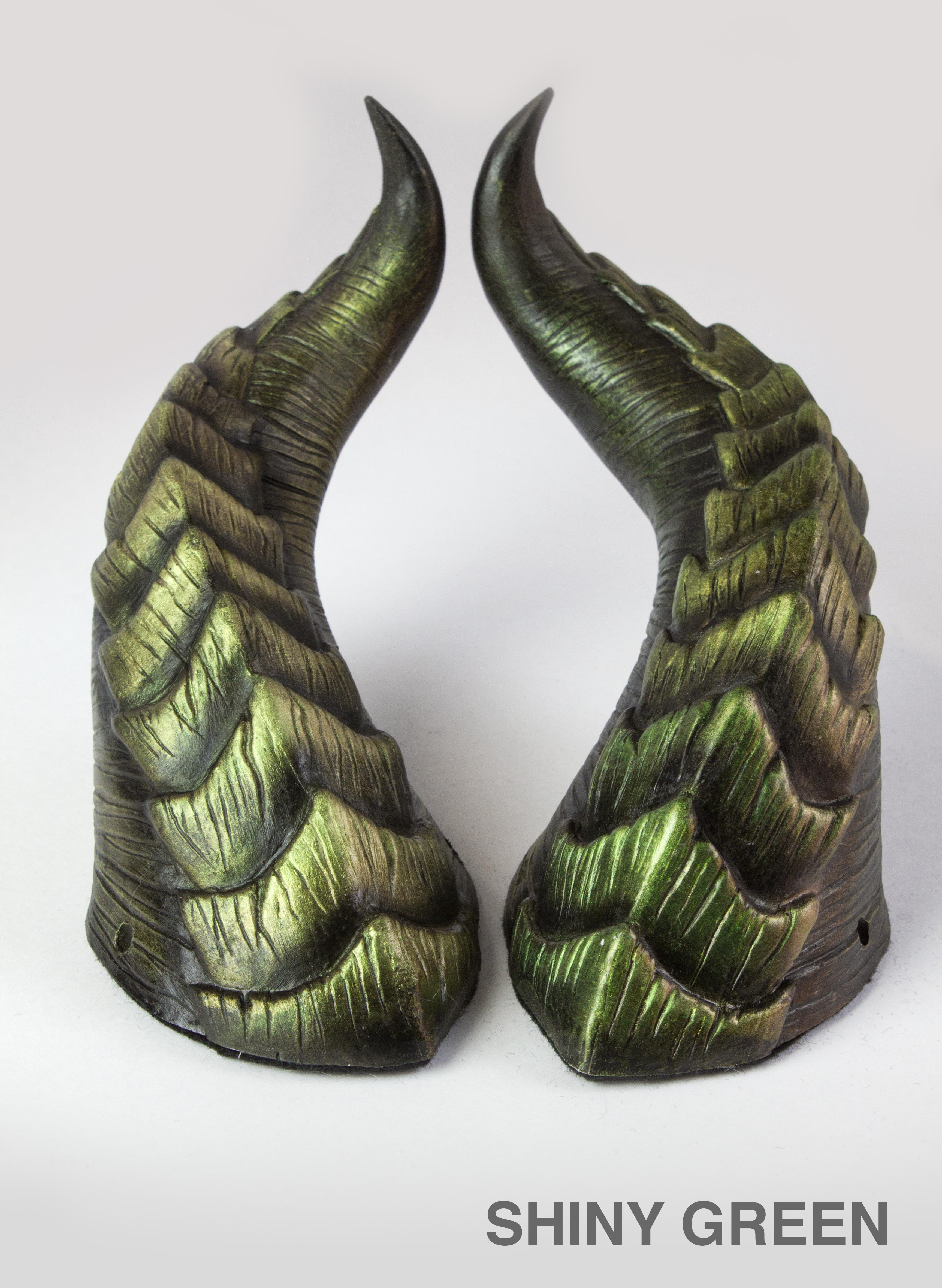 Medium Dragon Horns | Custom Color | Handmade | Lightning Cosplay