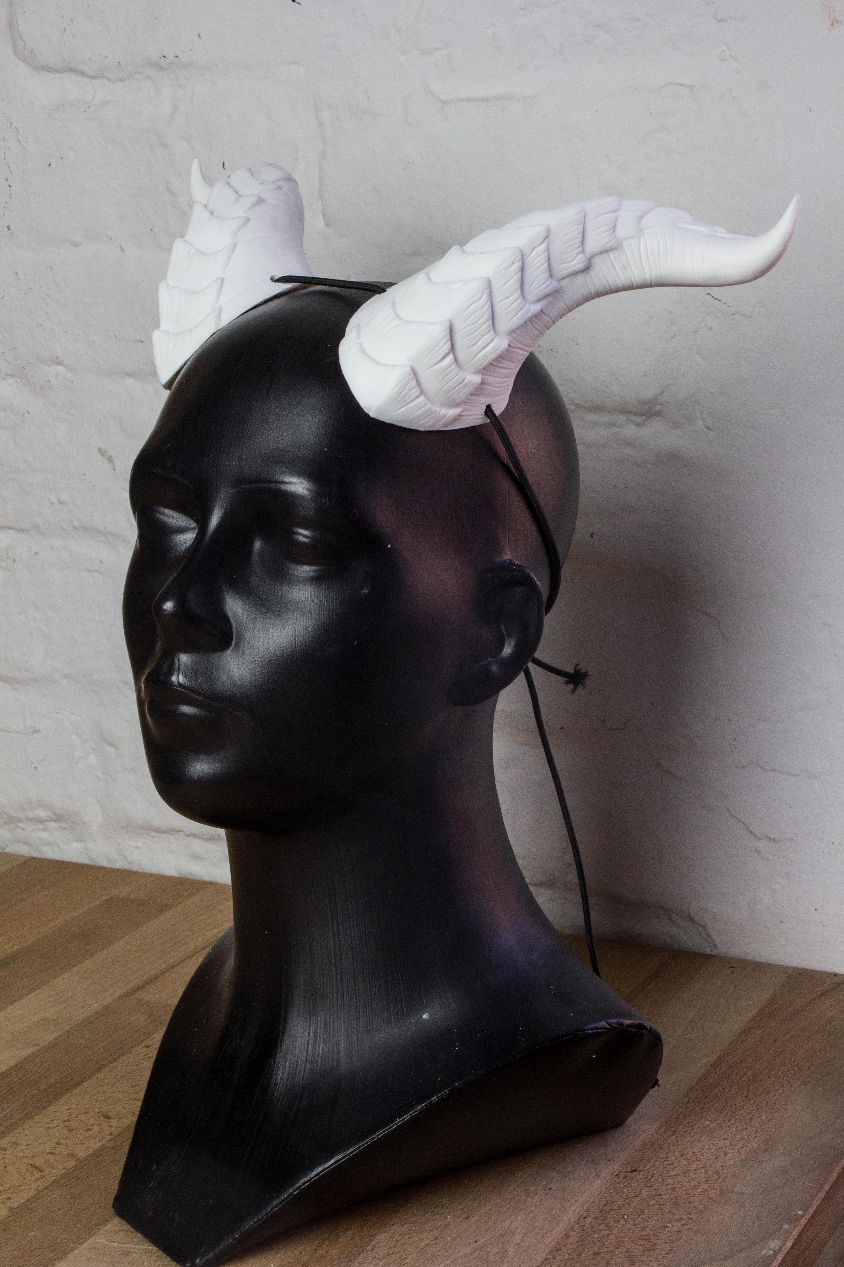 Medium Dragon Horns | Custom Color | Handmade | Lightning Cosplay