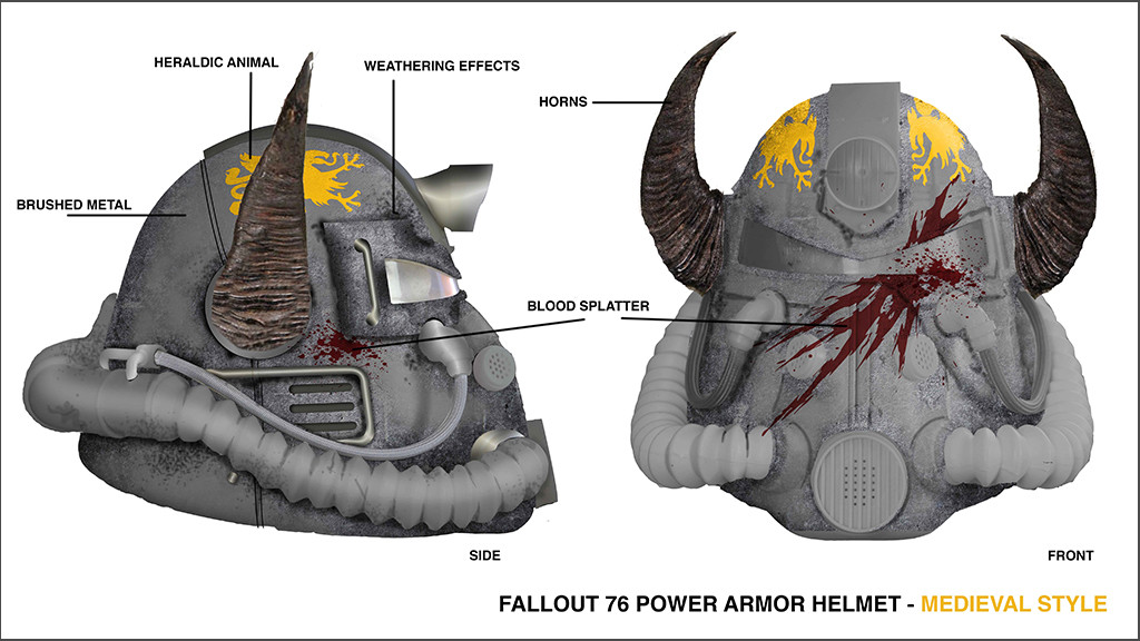 Fallout 76 HelmetFallout 76 Helmet Design